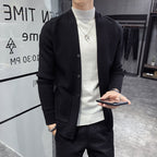 Men's Long Sleeve Slim-Fit V-Neck Sweater