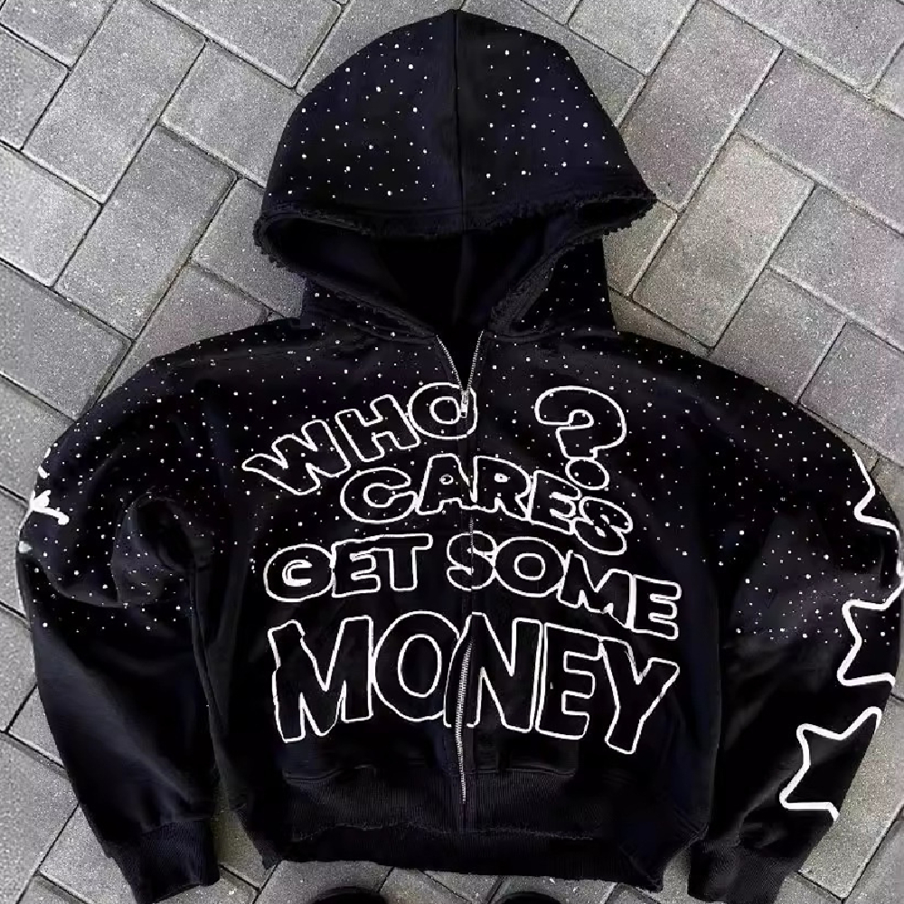 High-Street Letter Print Hoodie | Streetwear
