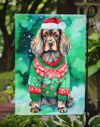 Sussex Spaniel Christmas Garden Flag