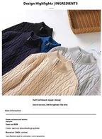 Loose Zip Knitted Pullover Sweater | Streetwear