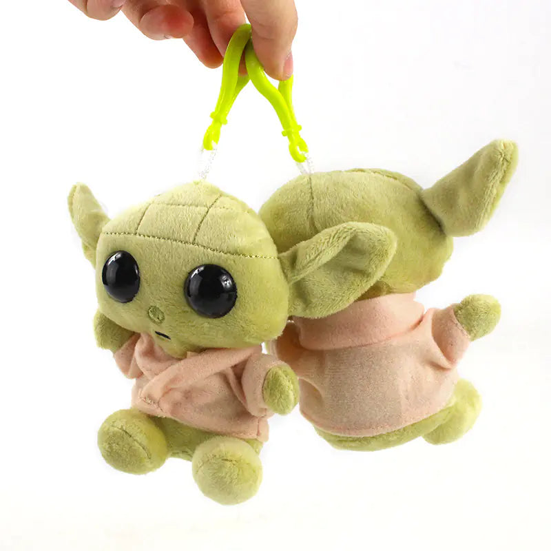 Star Wars Plush Keychain with Wise Old Man Design
