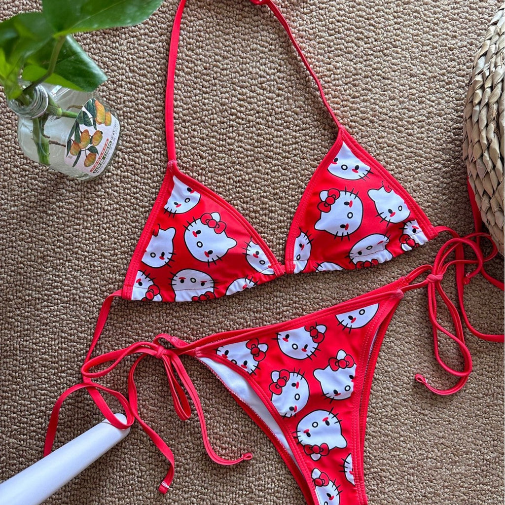 Hello Kitty 2024 New Cute Bikini Swimwear (11 Colors)