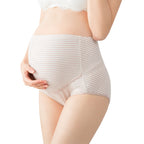High Waist Breathable Cotton Shorts for Pregnant Women