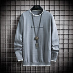 2023 Korean Fashion Long Sleeve Pullover Sweater for Men | Streetwear