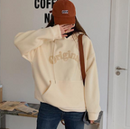 Double-Sided Thick Auli Fleece Hooded Sweatshirt | Streetwear