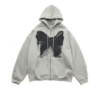 Loose Zipper Hoodie Jacket - Street Fashion Brand | Streetwear