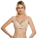 DE Cup Lace Bra Underwear Set