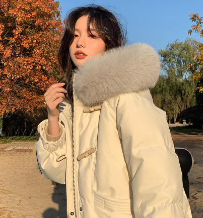 White Duck Down Jacket for Ultimate Warmth