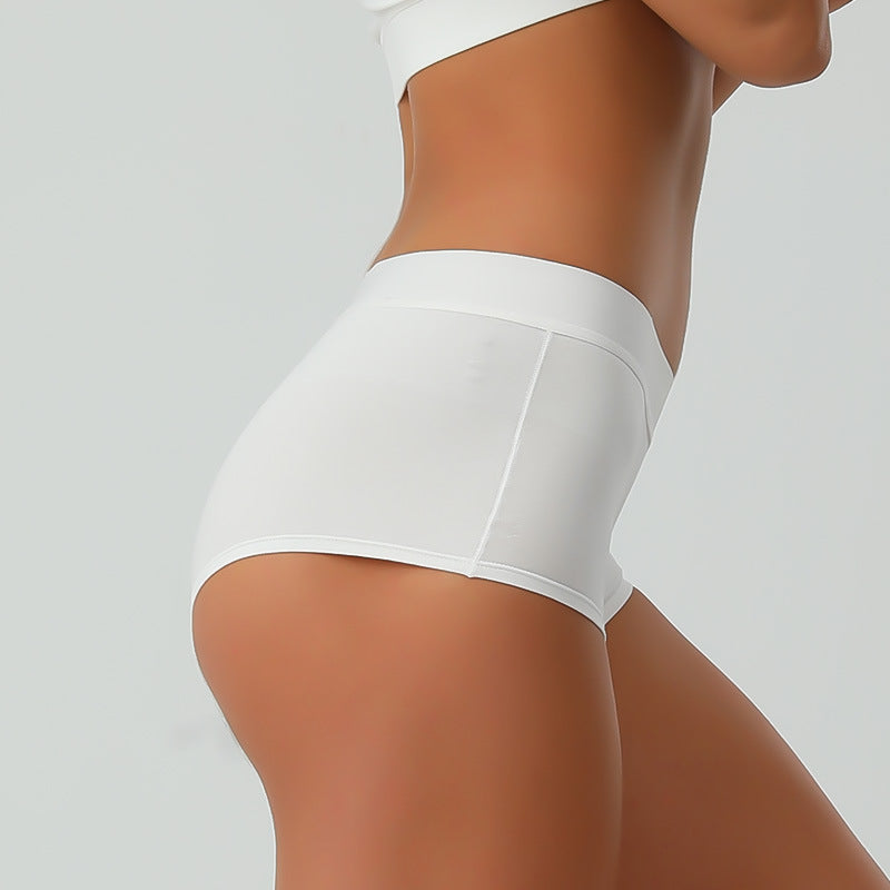 Plus Size Women's Cotton Mid-Rise Breathable Shorts