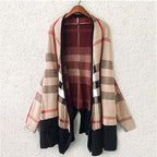 Playful Plaid Cardigan