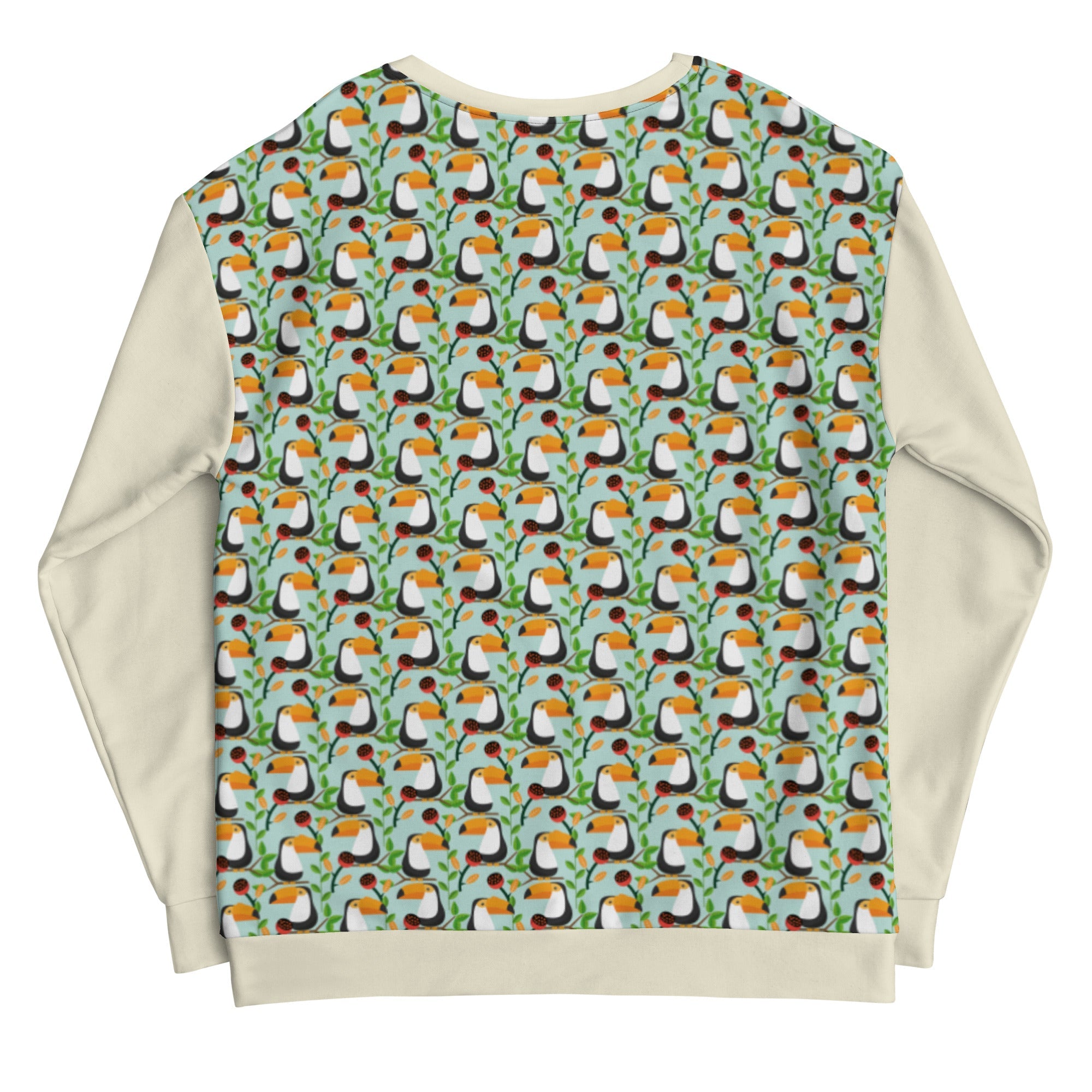 Men's Toucan Pattern Sweatshirt | Streetwear