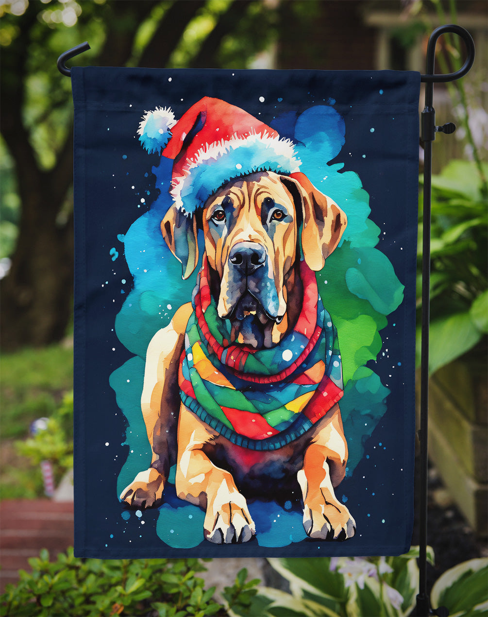 Great Dane Christmas Garden Flag