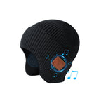 Musical Beanie Hat With Ear Muff and Bluetooth | Embroidered Cap