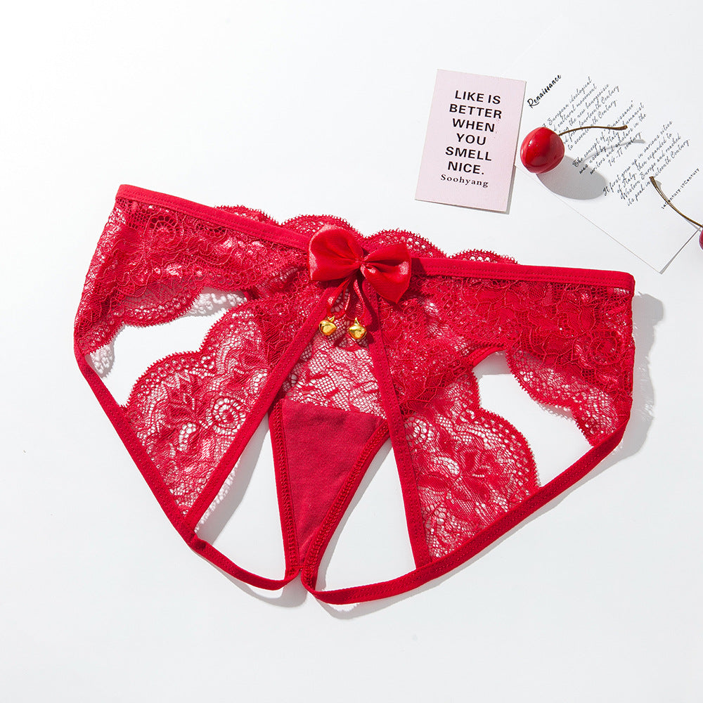 Lace Sexy Panties with Tempting Cutout Design (Plus Size)