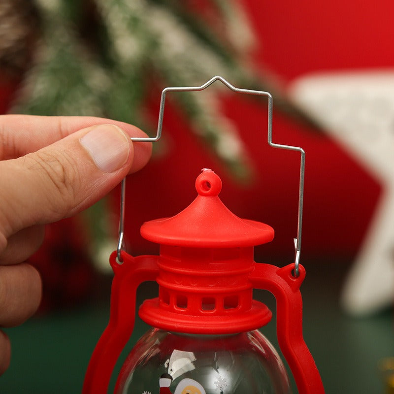 Christmas LED Portable Small Oil Lamp