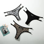 Seamless Women's T-Back Sports Thong with Cutouts
