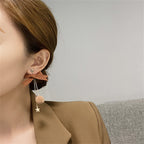 Women's Christmas Elk Bow Earrings with Long Tassels