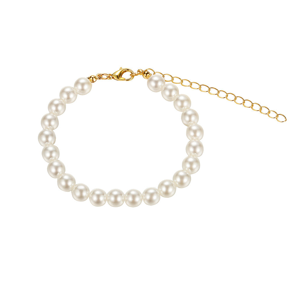[Unpriced] Vintage Baroque Pearl Bracelet with Advanced Texture