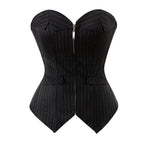 Stylish Black Striped Bodysuit for Export to Amazon