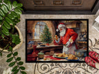 Cookies with Santa Claus Doormat