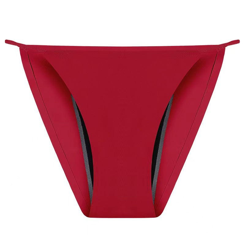 Thickened Ice Silk Seamless Women's Thong Underwear