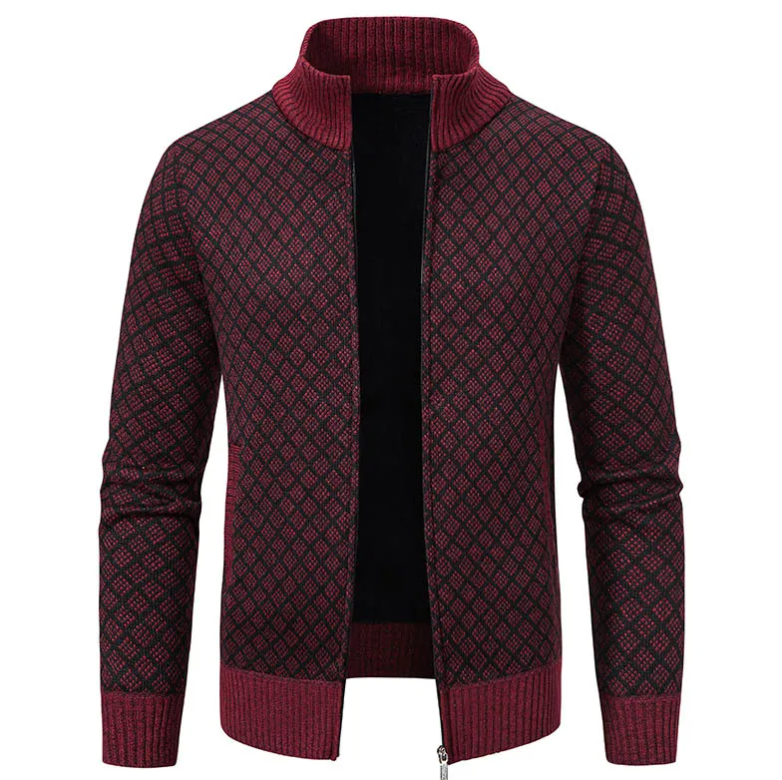 Men's Stylish Plaid Jacket