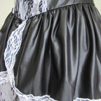 Black Halloween Corset Dress Maid Costume for Performances
