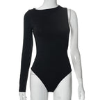 Y22BS533 Women's Autumn Casual Long Sleeve Bodysuit