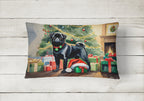 Pug Cozy Christmas Throw Pillow