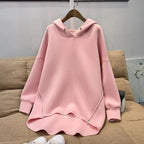 Candy Five-Color Hooded Zipper Casual Sweater