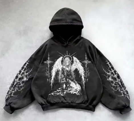 Washed Pullover Hoodie | Streetwear