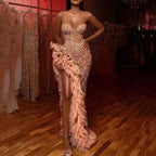 Sexy Sequined Tube Top Dress