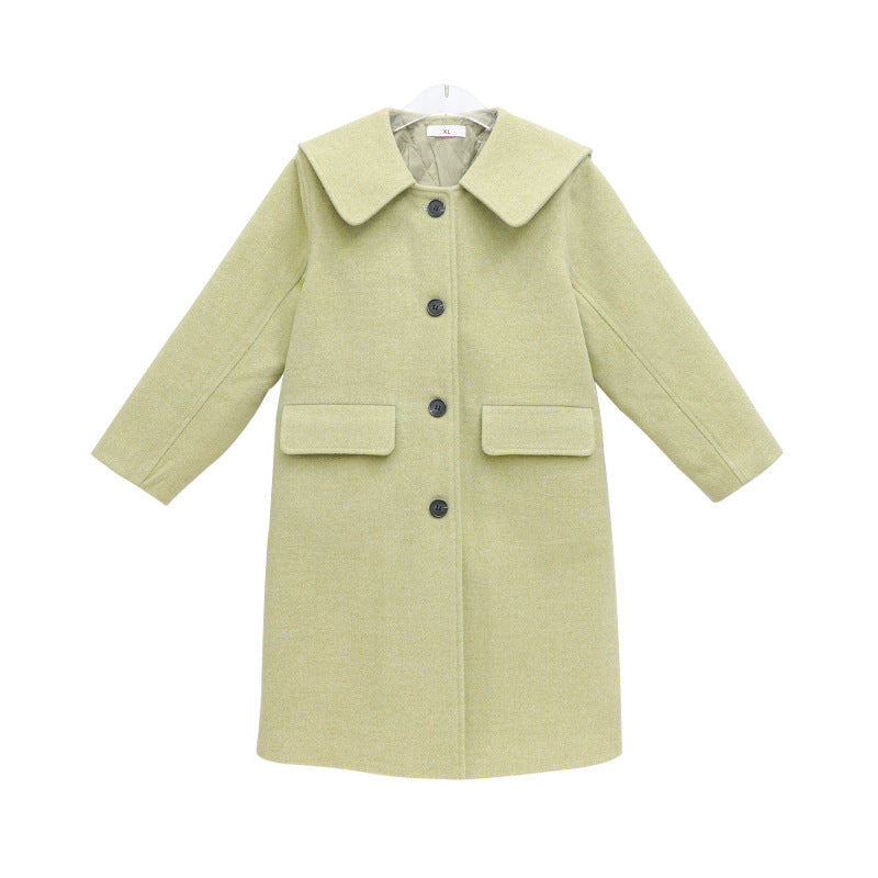 Woolen Coat with Cotton Padding for Kids