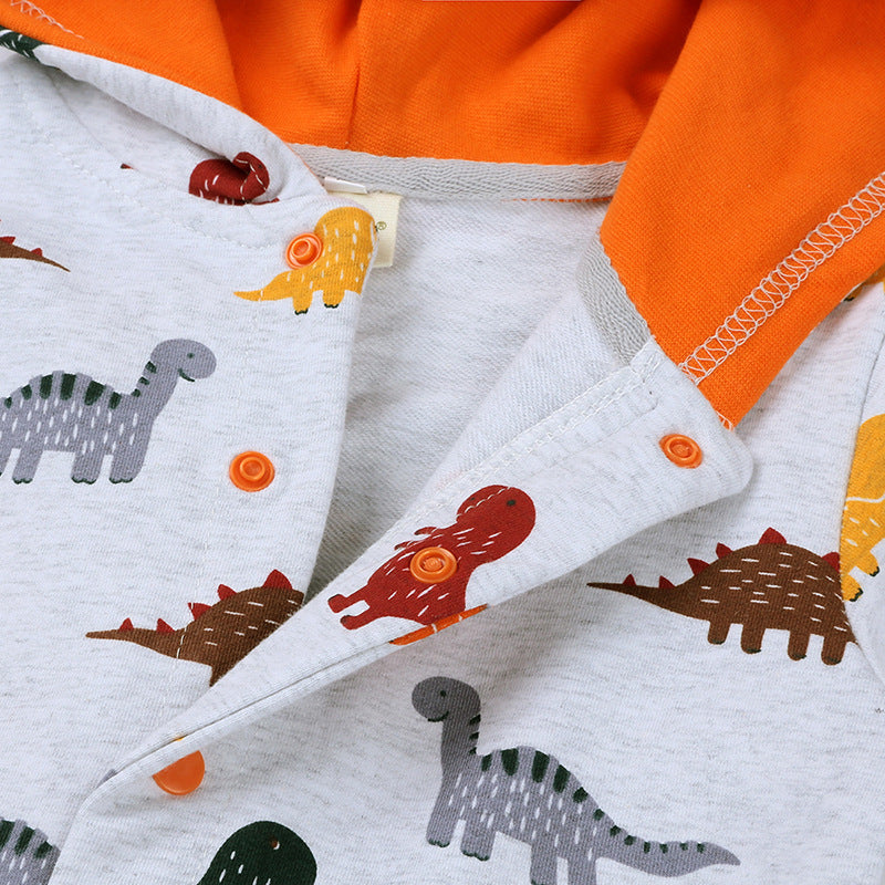 Dinosaur-Themed Baby Bodysuit for Infants