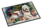 Old English Sheepdog Cozy Christmas Doormat