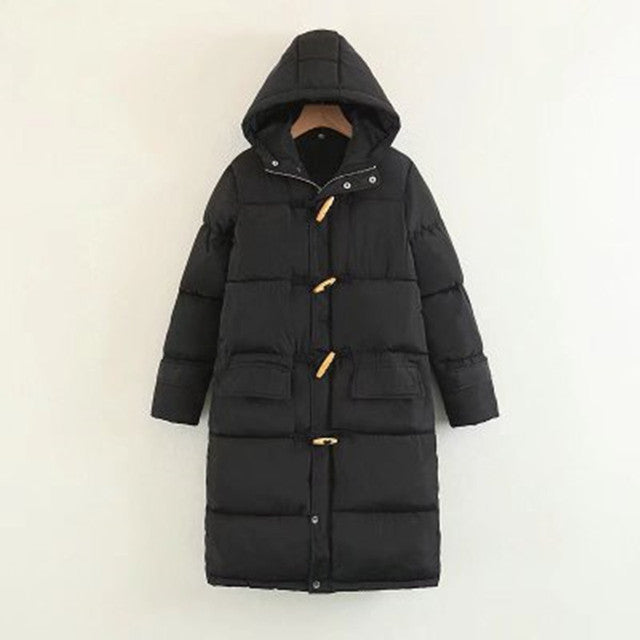 2020 Women's Hooded Long Cotton Padded Coat S-2XL