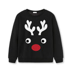 Black Long-sleeved Round Neck Sweater