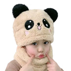 Boys' Autumn Winter Hat Scarf | Embroidered Cap