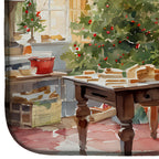 Cookies with Santa Claus Mrs. Claus Dish Drying Mat