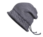 Women's Warm Pullover Hat with Drawstring Design | Streetwear