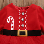 New Autumn Infant Christmas Dress with Long Sleeves