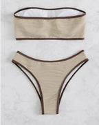 2023 Fashionable Women's Strapless Slim Swimsuit Bulk