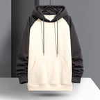 Loose Fit Casual Men's Hoodie with Raglan Sleeves 2023 | Streetwear