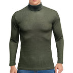 Men's High-Neck Long-Sleeve Warm Sweater