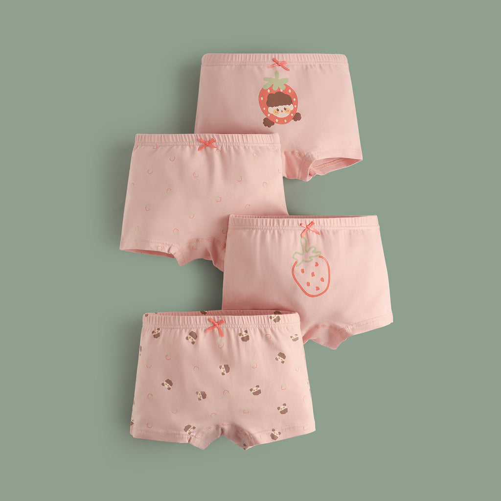 Cartoon Cotton Safety Shorts for Kids and Girls