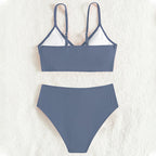 2024 Girls' Cartoon Cute UV Protection Bikini Swimsuit