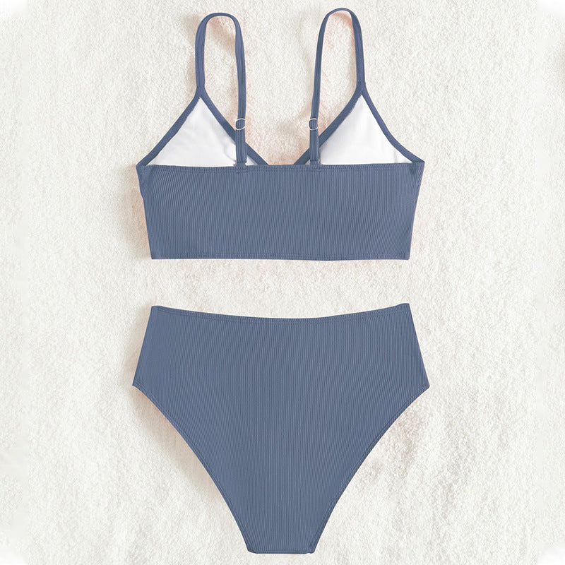 2024 Girls' Cartoon Cute UV Protection Bikini Swimsuit