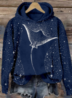 Oversized Women's Casual Hoodie with Hood | Streetwear