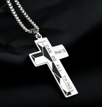 Men's Basketball Cross Necklace