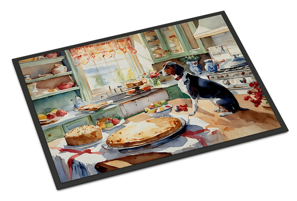 American English Coonhound Christmas Cookies Doormat